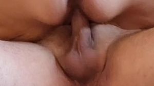Closeup wet pussy fuck.