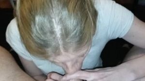 Sloppy Blowjob with Cum Swallow Raw Cell Phone Footage