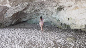 Mona Blue on the Beach