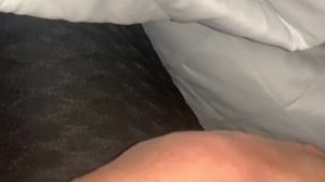 Hot Sexy Milf plays with pussy in someone elseâ€™s bed!!!