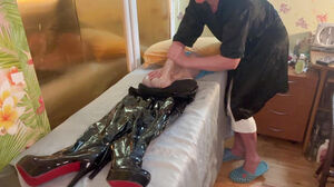 Rubdown the t-girl till jism