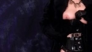 Femdom MILF in Furs Chastity Strap-on POV FREE porn video