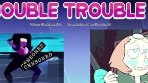 '"DOUBLE TROUBLE" Steven Universe- Pearl x Garnet'