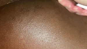 Bi-racial rectal concludes ABNORMALLY WITH thin dark-hued teenage