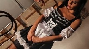 Sporty BDSM model Alex Zothberg gets punisched as a maid trailer