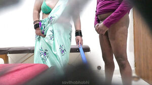 Maid Usha got banged by landlord