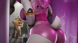 Large melons female Gate penetrated By A mischievous Bunny Robot
