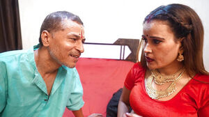 Super-fucking-hot Desi Indian Pandit plumbed the lady on the preposition of horoscope