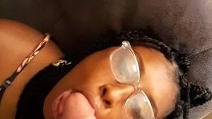 'Aggressive sucking ebony deepthroating BWC'