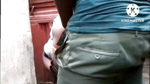 She drives sans a id and gets penetrated by an African policeman