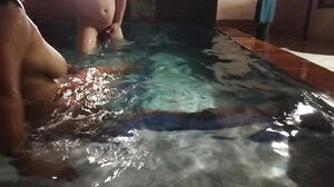 I beat my buddy's elder damsel in the pool