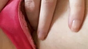 Morning penetration into panties and finger fucking.