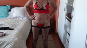 I demonstrate off in underwear and sate My son to wank off and jizz in Front of Me