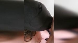 Submissive Wife Belle Gets on Her Knees to Deepthroat Her Dom's Cock