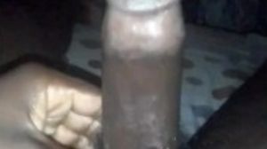 Big horny dick..is being polished by black horny guy.