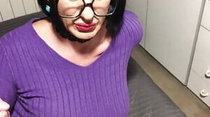 Meaty milk cans and pumped lips for sissy doofy Andreina