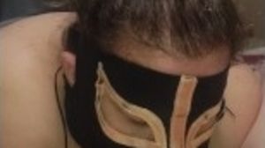 Luchadora gives point of view blowage
