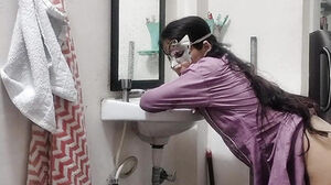 Indian muslim woman ko chod kar bur se paani baha diya