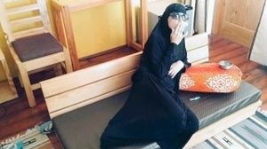 'Arabic Girl Smoking With Cock And Sperm On Her Beautiful Hijab Face'