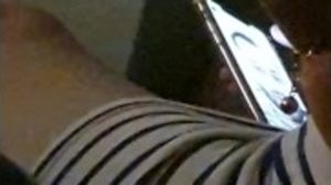 Whorey Maid caught witnessing porno on her smartphone get porked by step son-in-law