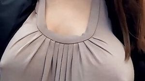 Hard Nipples Through Shirt, Outside. (short tease)