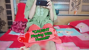 "Sonia khan Caught My Stepsis fumbling Herself While seeing pornography - Couldn't fight back Her cock-squeezing Body"
