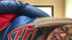 'Supergirl Striptease and Facial'