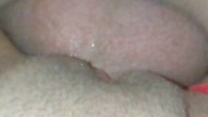 extreme close up of my pussy being hard fucked in reverse missionary in the motel by bull while cuckold hubby waits