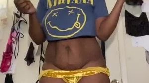 'BOOBS BELLY & BOOTY KITTY KASH TWERKING AND WIRKINGBHER THICK BODY! Jiggle jiggle'