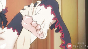 DanMachi manga porn - Freya plowed switch roles on the sofa