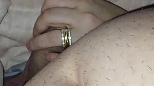 Under blanket step mother hand job step stepson XXL pipe in bulge
