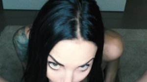 'TRY NOT TO CUM WHILE SHE WATCHES AND SUCKS YOU LIKE A REAL SLUT! CHANTYCHRYS'