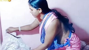 NEIGHBOUR'S super-fucking-hot BENGALI wifey demonstrating HER fat bosoms CLEVAGE AND fat backside