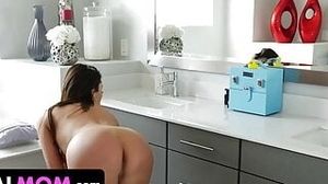 AnalMom - crazy Housewife Christiana Cinn Gets Her pooper slammed And fucked On The Countertop