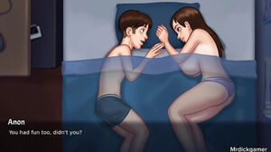 Summertime saga anonymous humps her step-sister and finishes off in her slit and gets her prego