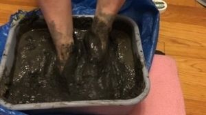 Foot Sploshing in Filthy Bay Mud