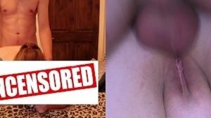 Wife Gets Anal Creampie from Toyboy - Spilt Screen 4k