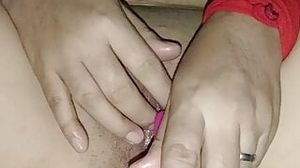 Asian Pinay wife playing her pussy while sucking my dick and licking my ass rimjob