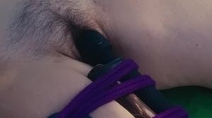 Outdoor Camping Extreme Orgasm With Vibrator Tied To Leg and Other Surprises