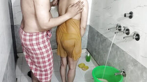 Molten Indian wifey hookup in bathroom