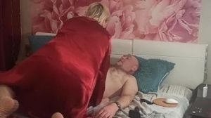 Hot russian MILF & AimeeParadise... Sweet mature sexwife: hard handjob, blowjob & cunni ))