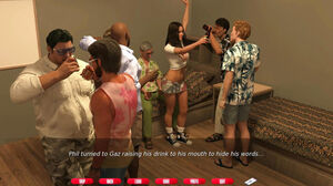 Wild Neighbours - V0.59 - Ms. Fogge's bra-stuffers were unsheathed and she smooched Phil - Highlight