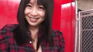 Nozomi Hazuki, a ravenous fledgling asian damsel, wanks like a bi-atch - JAV!