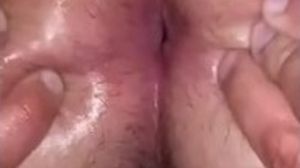 First attempt at anal gaping him.
