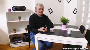 Blondie teenager wofellow likes Her very first anal invasion lovemaking with a Greyhaired senior fellow