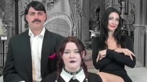 Addams Family 3 way A hookup parody