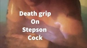 'stepmom has death take hold of on sonny bone then sits on it to make him cum'