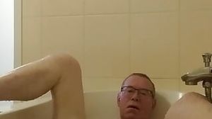 In the bathtub with a acquaintance