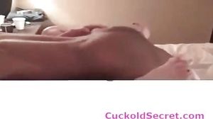 Cuckolds secret towheaded cougar and her 2 big black cock mates