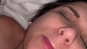 Hotwifey tart wifey facial cumshot cum-shot